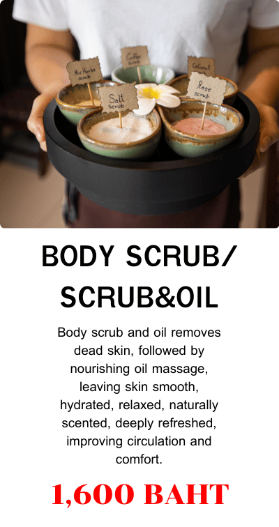 Body crub and oil massage png